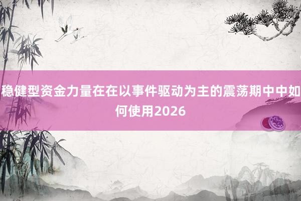 稳健型资金力量在在以事件驱动为主的震荡期中中如何使用2026